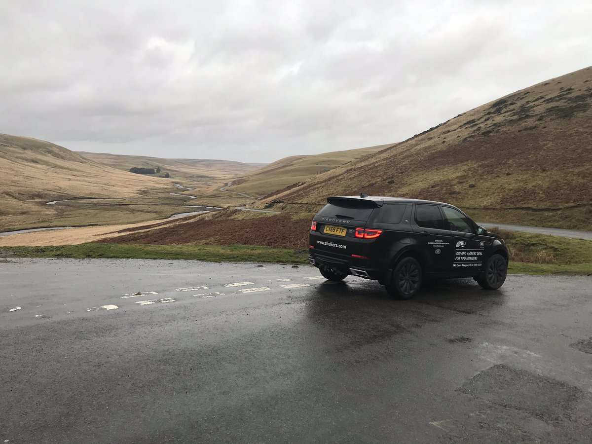 Out and about around the hills east of Aberystwyth.  The new @LandRover_UK Discovery Sport sponsored by @Shukers_LR at home in it’s natural environment #discovery #adventure