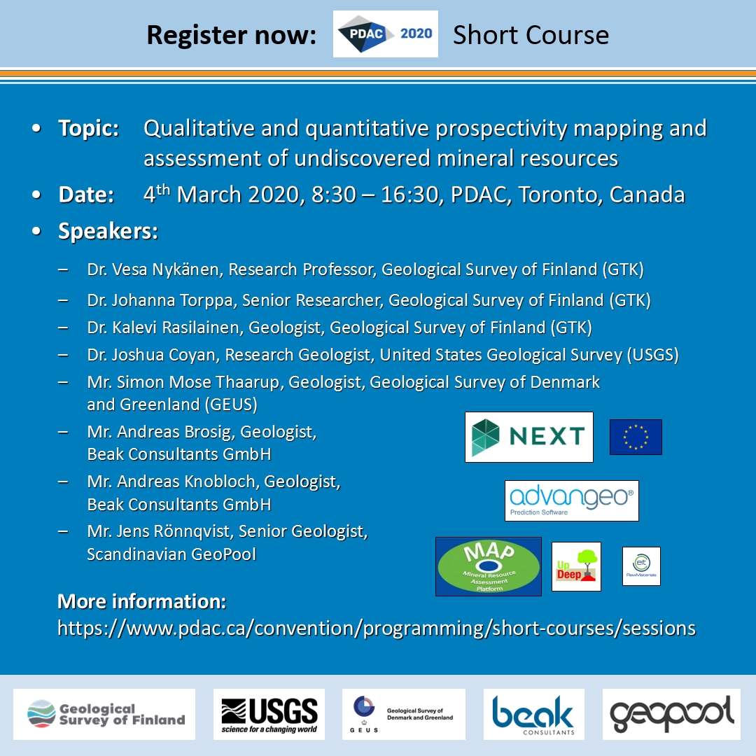 GeoPool_Ltd's tweet photo. When planning your 2020-PDAC trip, make sure to register to this short course, https://t.co/dkryoVocU3 https://t.co/YEYeloOIWH