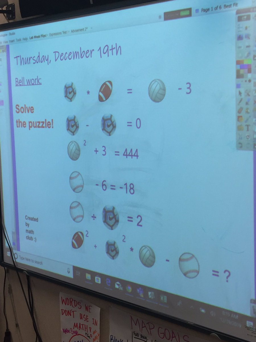 rolfanna37's tweet photo. My students being creative and making their OWN math mashup puzzles!!! Students owning their learning! Can you solve?? #lifeonmarrs https://t.co/eY1Mz1luEE
