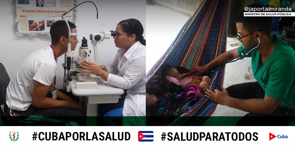 #Cuba: We denounce the government of the #USA that now attacks the bilateral and intergovernmental programs of health cooperation.