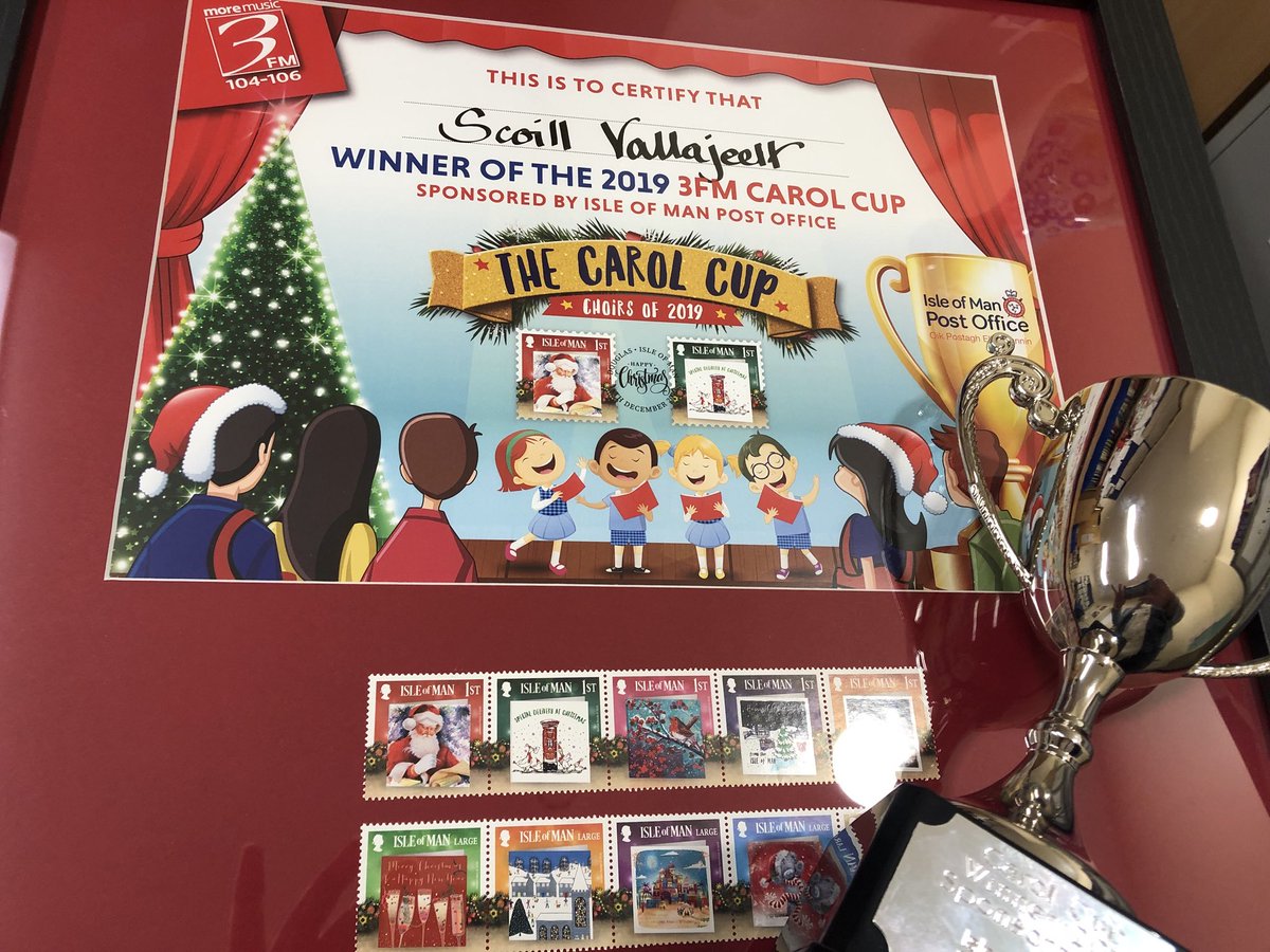 scoill's tweet photo. Well done us!! We only went and won this years 3FM Carol Cup😍 What a great end to our church service to receive the award there 🎄Congrats to the choir and Mrs. Dixon 👏 https://t.co/VcRxncIBPf