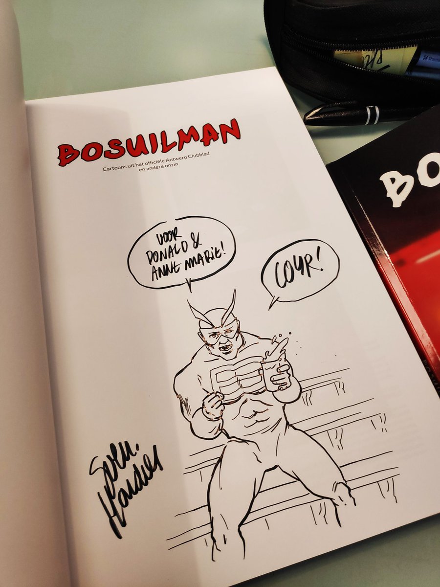 Bosuilman1's tweet photo. Nog nagenietend van #satant alle bestellingen naar bpost gedaan, dus morgen heeft iedereen de Bosuilman boeken. Merci, Reds.
Een Bosuilman met krabbel en gepersonaliseerde tekening bestellen kan nog steeds, pm! https://t.co/HvjFVx88p0