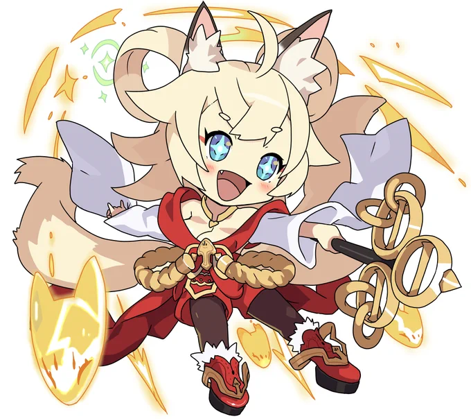 ワーフリのイナホの進化後を軽率にデフォルメしてみた(゜□、゜) #ワーフリ 