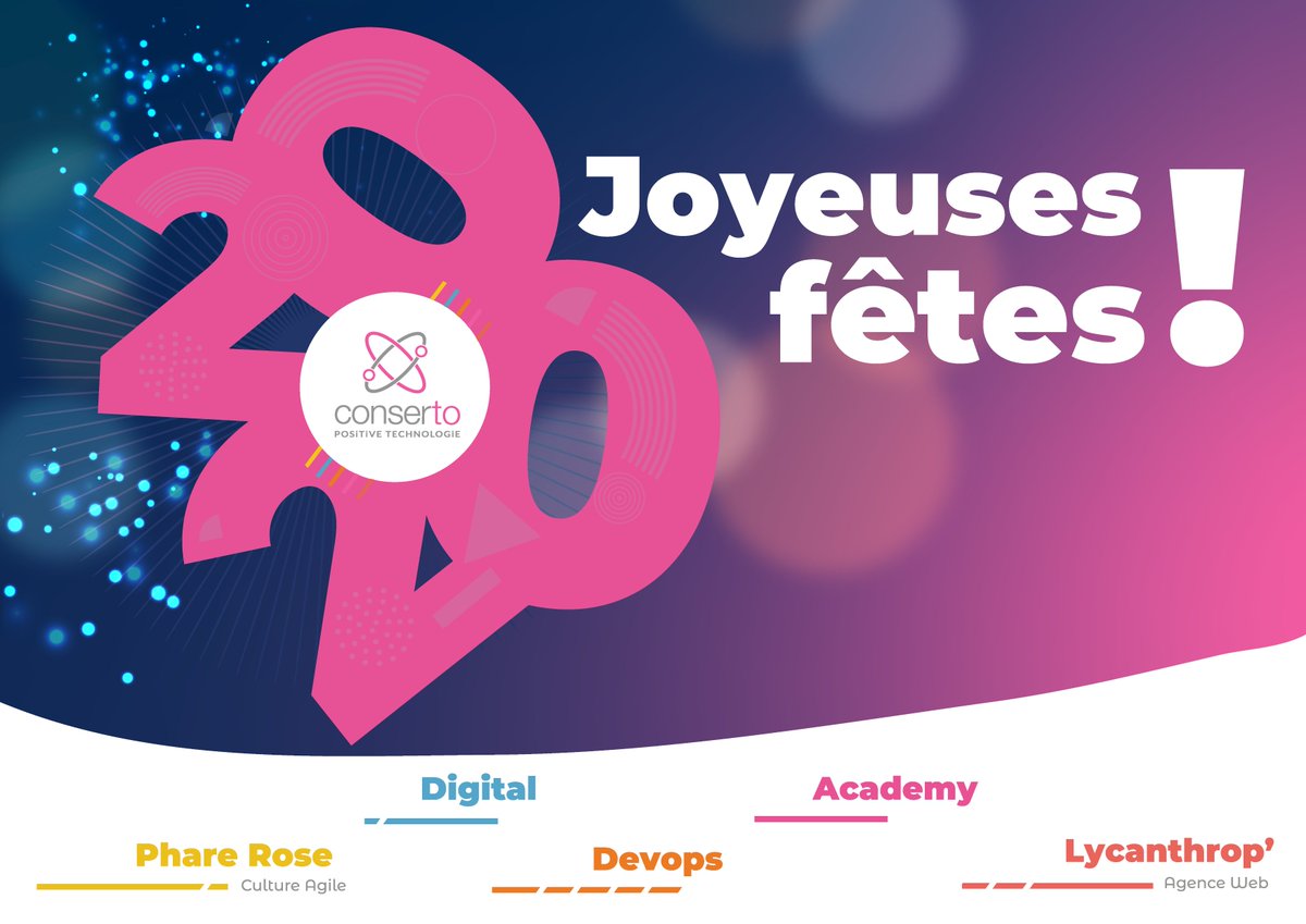 _Conserto's tweet photo. ✨Nous vous souhaitons à tous une très belle #année2020🥳

🧚‍♀️🧚‍♂️Qu'elle vous apporte santé, joie, bonheur, réussite et féerie, au travail comme à la maison 😀

#BonneAnnée #CaCommenceJuste #VivementLaSuite #PositiveTechnologie #GPTW https://t.co/PskFv2Mfel