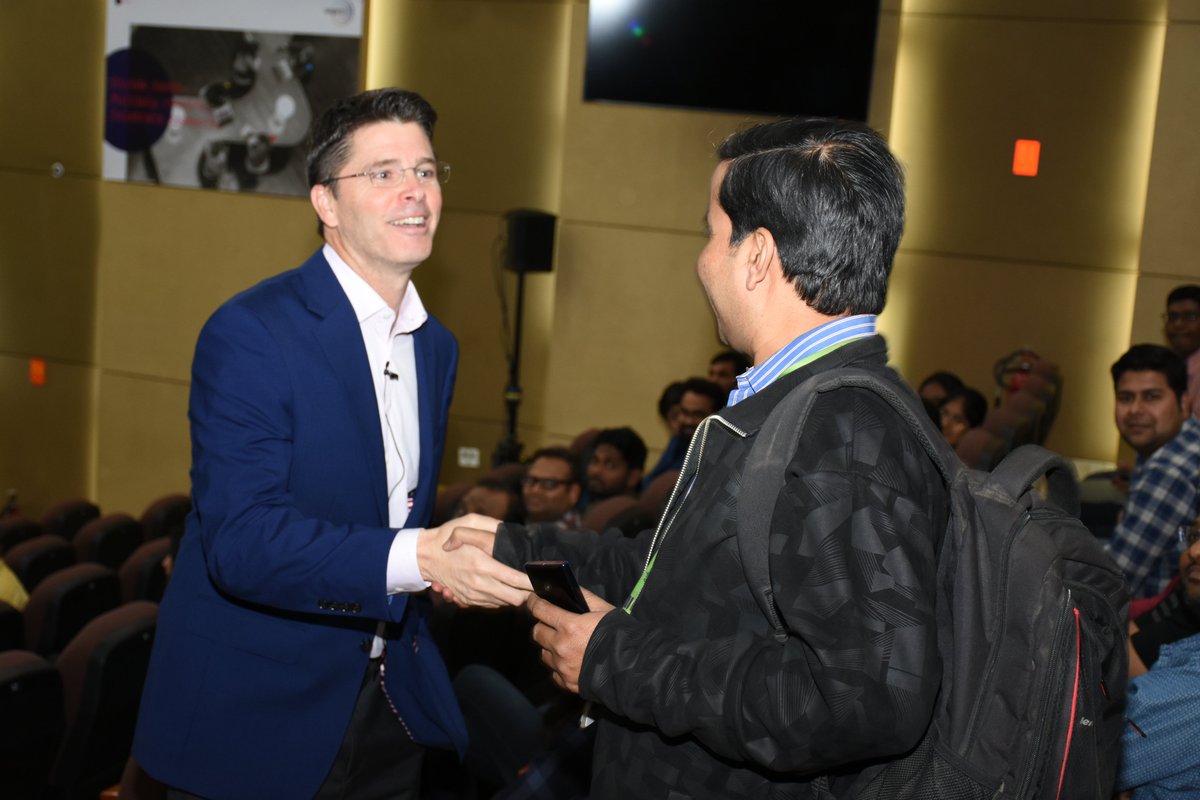 Wipro's tweet photo. At a special ‘Thanksgiving’ Life Sciences AHM this time we came together as a team inspiring each other to be MORE! To a more responsive, more decisive and more respectful team, with the goal of making lives better all over the world #HumanizingCare #HealthTech #DigitalHealth https://t.co/BCeg1uWx4e