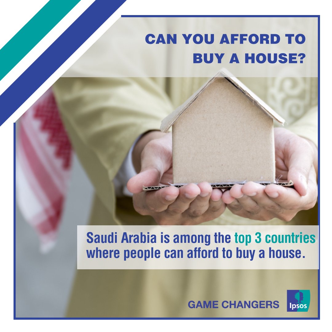 The older you get, the less likely you are able to afford a home, according to our latest survey on #housing #affordability. See where people say they’re most likely to be able to buy a home. #KSA #ipsosPicks #housing 
 ipsos.com/en-sa/can-you-…