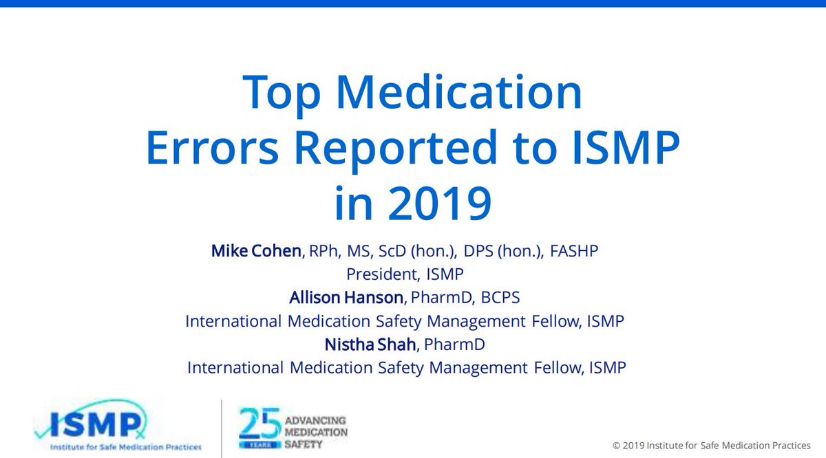 sefh_'s tweet photo. 🗣💊¿Quieres saber cuáles fueron "Los principales errores de medicación comunicados a @ismp1 en 2019" y estrategias de prevención?

Ya puedes ver el webinar (pinchando en "view activity) y descargar las diapos ("handouts") 👉🏻 https://t.co/52xPVNrAh7

#SegPac #erroresmedicación https://t.co/PxQxI7fZ8t