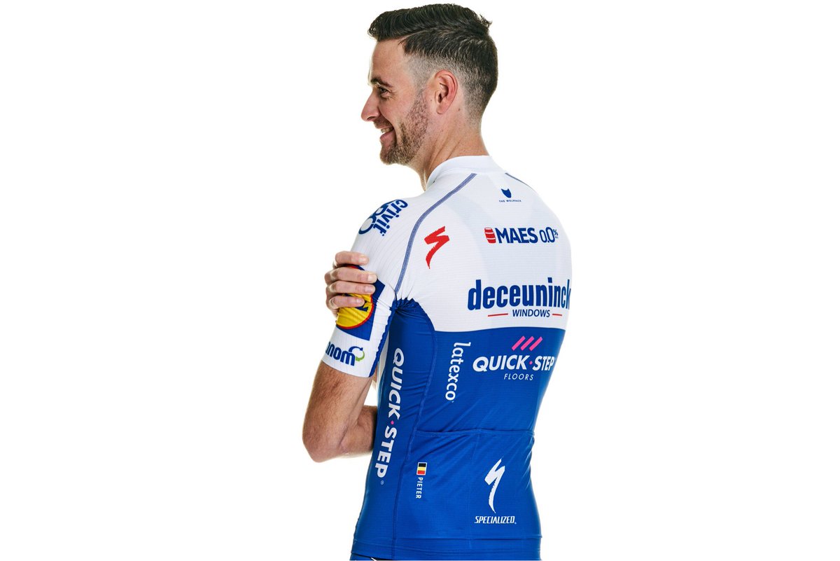 Deceuninck Quick Step Danish Champion 2020 Short Sleeve Jersey White Red Bobshop