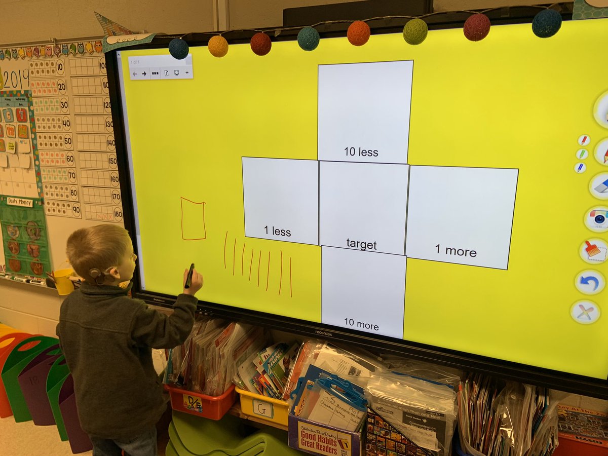 kcrimm5's tweet image. Starting this cold morning with Number Talks with the weather (by determining how much our temp is increasing today) and with a Target Number!  @FordEScobb #BuildingMathematicians