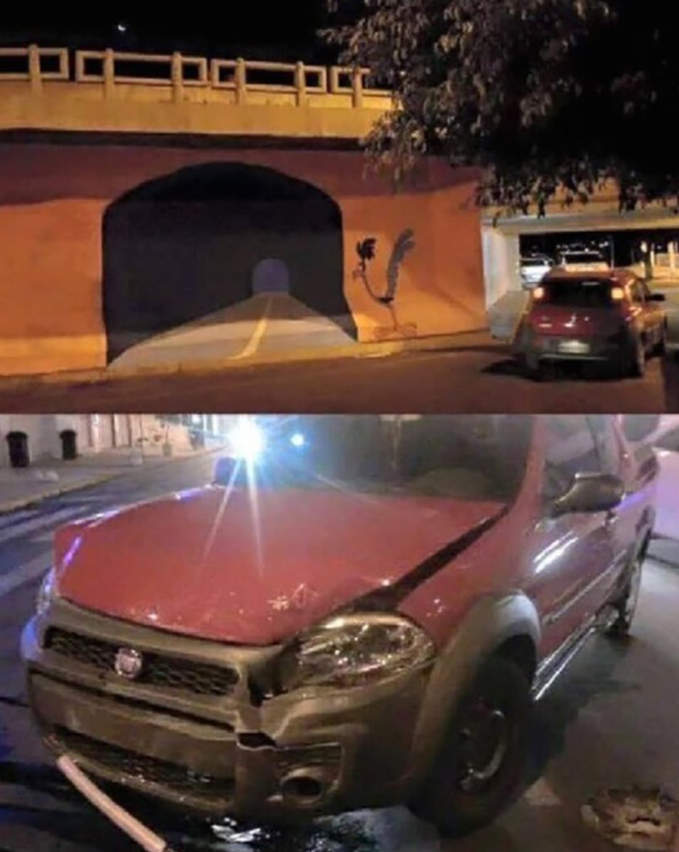 الشرطة الإيطالية في مدينه ميلانو ما زالت تبحث عن الشخص الذي رسم النفق😂😂