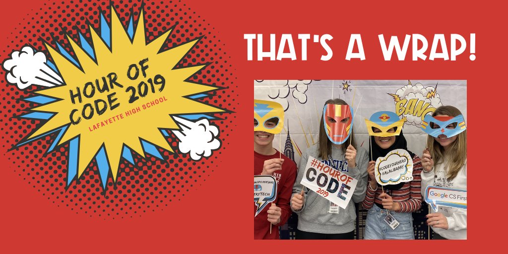 TigheTweets's tweet image. We are finally wrapping up our #fcpshourofcode2019 activities in the @LHSLibraryMedia today & tomorrow! I am always amazed at the creative and thoughtful projects our students create with technology at @lhshighschool !! #justtrytech @ALALibrary #ReadyToCode #CodeYourHero