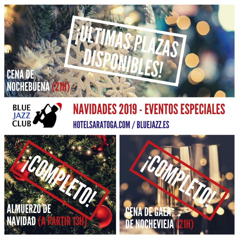 BlueJazzClub's tweet photo. 🎄🎉 Aún quedan plazas para nuestra cena de Nochebuena... ¡No pierdas la oportunidad de celebrar una fecha tan especial con música en directo! Y el día 26 estamos abiertos para almuerzos a la carta. M��s información: 971727240.
#HotelSaratoga #SaratogaPalma #PalmadeMallorca #Palma https://t.co/QcsgmwedYj