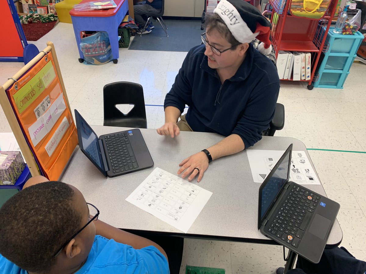 HCSTabb's tweet photo. At @RineyvilleE @nicholasnewton5 students using Voki to create ads for their hot chocolate businesses https://t.co/o7YmITamCU