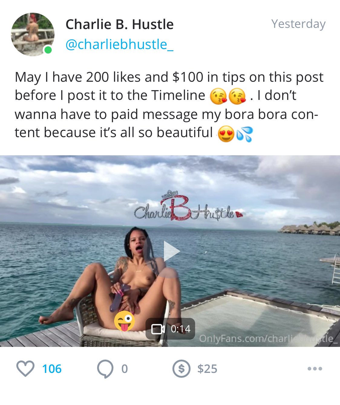 Charlie b hustle onlyfans