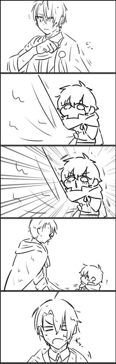 #無言で途中放棄した作品をあげる見た人もやる
夏頃に描いてた長義くんにかまって欲しいちっちゃいまんばちゃんの話だったもの
⚠️幼児化 