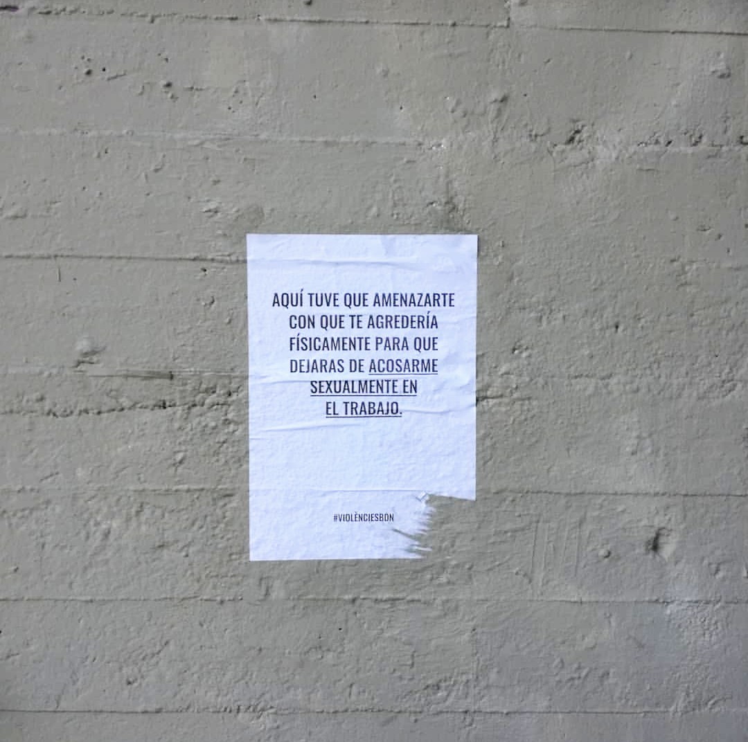 Locarconio's tweet photo. 🔴 Las calles y rincones de Badalona tienen memoria gracias al
@blocvioleta

#Badalona
#ViolènciesBDN
#ViolenciasBDN

#ElVioladorEresTú https://t.co/Dmy6KGepDU