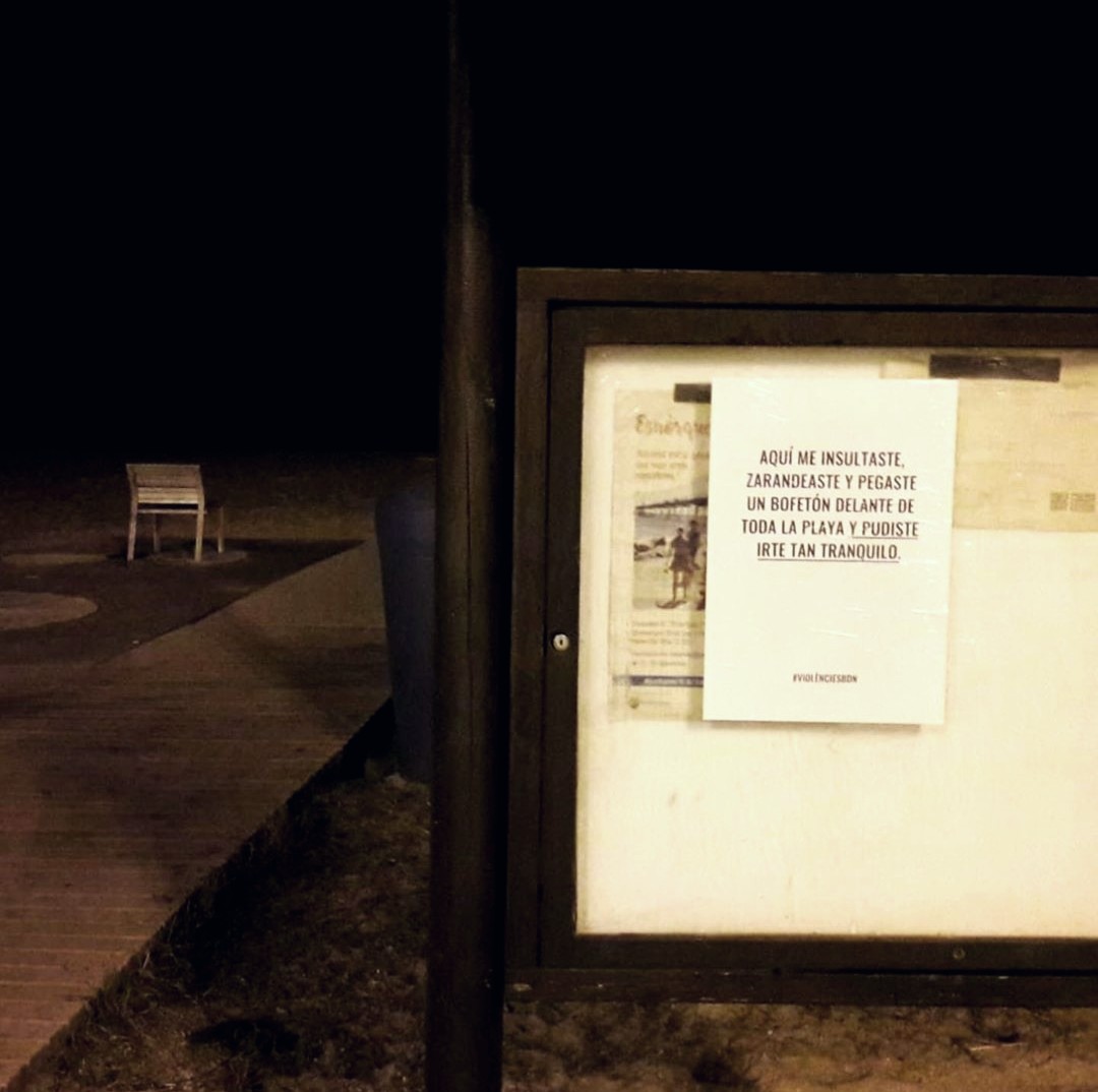 Locarconio's tweet photo. 🔴 Las calles y rincones de Badalona tienen memoria gracias al
@blocvioleta

#Badalona
#ViolènciesBDN
#ViolenciasBDN

#ElVioladorEresTú https://t.co/Dmy6KGepDU