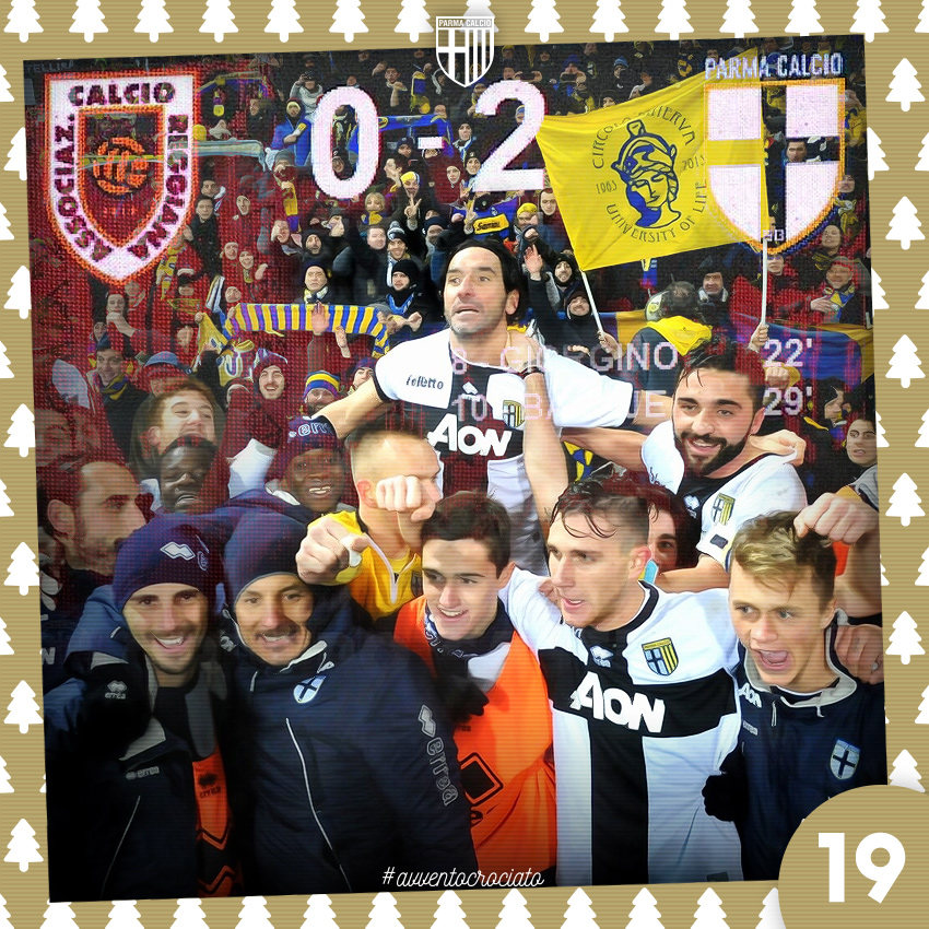 1913parmacalcio's tweet photo. #AvventoCrociato 🎅🏻💛💙
🎄🗓 Day 1⃣9⃣ 
Il 19 dicembre, da 3 anni, non è assolutamente un giorno come gli altri... 😍💛💙
#Derby #ReggianaParma #NextchApter #ForzaParma https://t.co/IGcOqW9Wc0