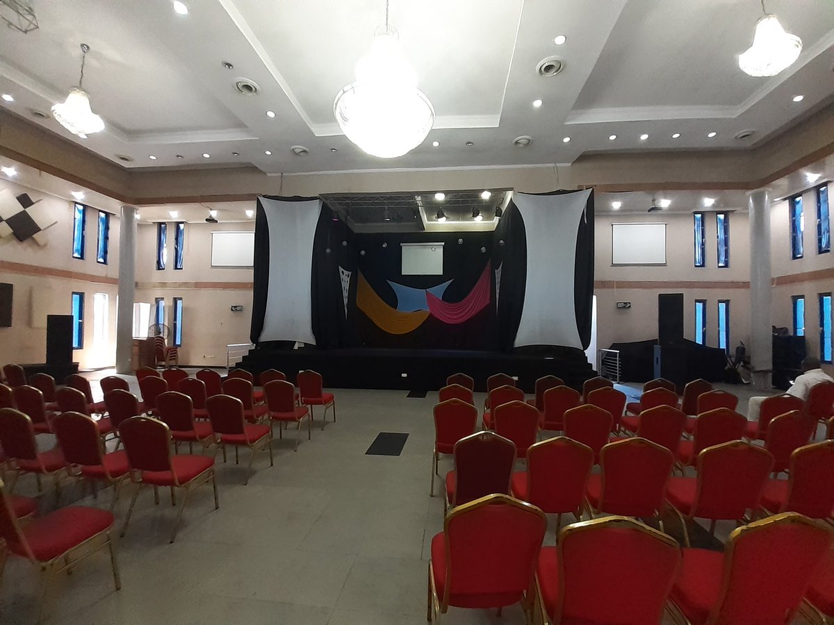 GoodguySteph's tweet photo. Havilah Event Centre Yaba just gave us their hall for free. ๐ Thank You. #SupportAwidow https://t.co/CVBxJmcPyN
