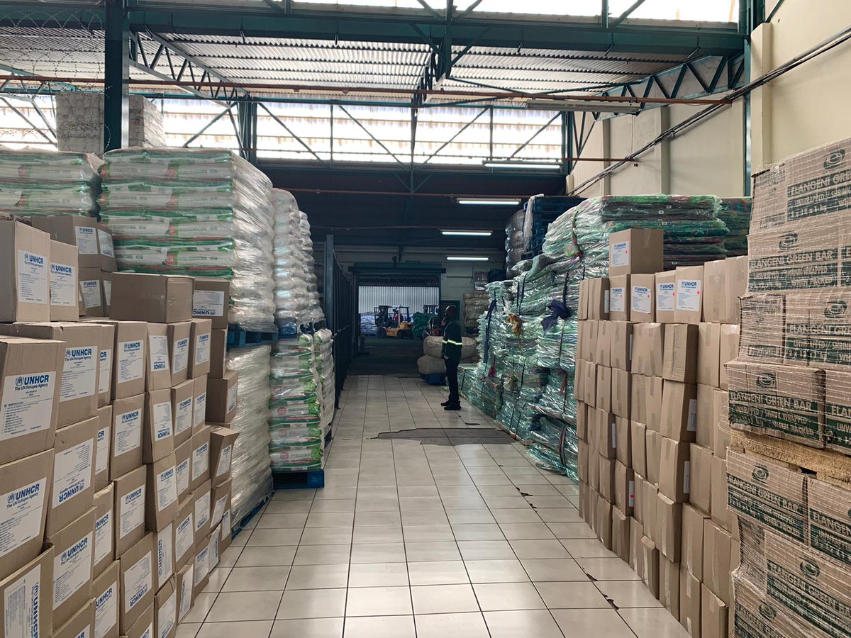 Acting Mayor <a href="/CityTshwane/">City of Tshwane</a> Mr. Abel Tau today recieved releif supplies from the <a href="/UNHCRSouthernAF/">UNHCR South Africa</a>, <a href="/UN/">United Nations</a> Refugee Agency, to aid those affected by floods in areas of Pretoria.