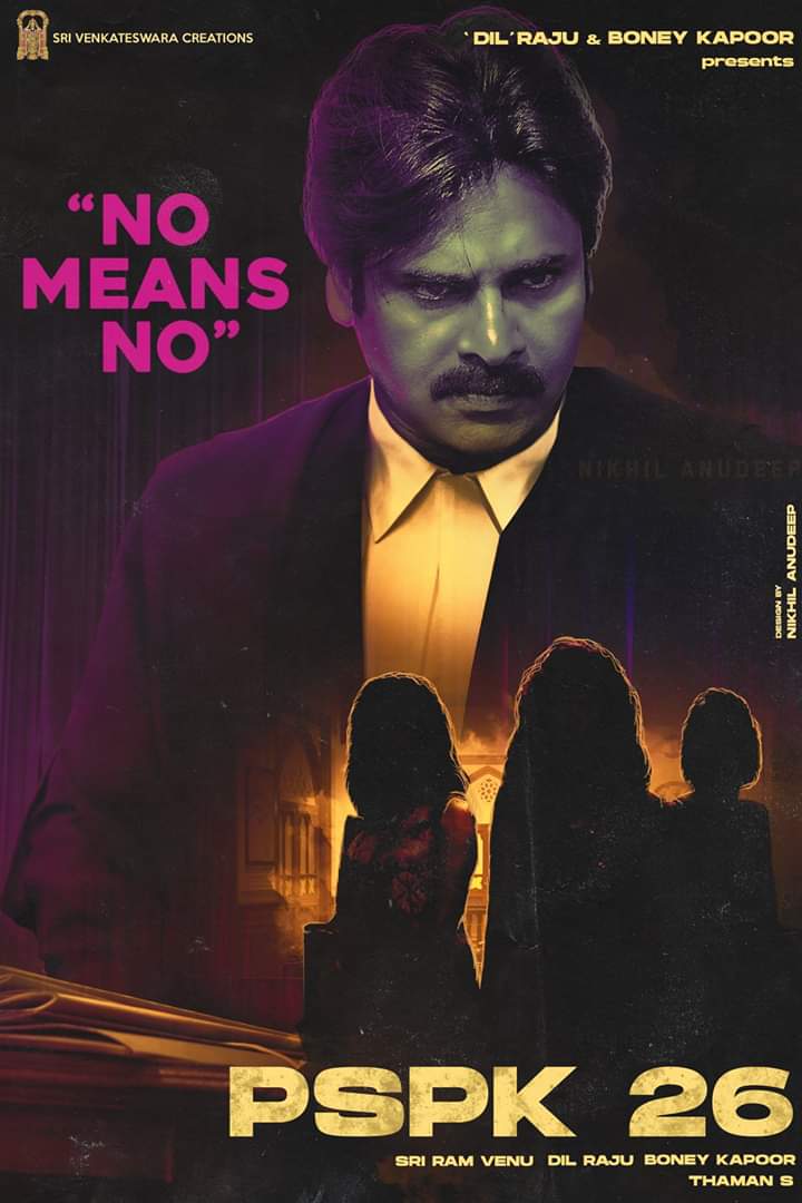 dharanikumar_tr's tweet photo. Fan made poster @PawanKalyan
#SVC40 is a remake of PINK
@MusicThaman giving a terrific tune 💥💥.
Directed by Sriram Venu 🤘
#pawanakalyan https://t.co/t3WCm8Puko