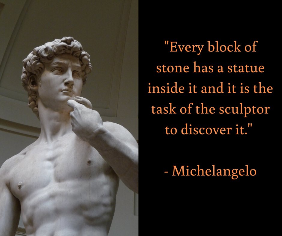 "Every block of stone has a statue inside it and it is the task of the sculptor to discover it." - Michelangelo

What next big project do you see in our stone?🤔 Consult our experts to see how we can make your dream a reality today! buff.ly/2Mxc5Jw"