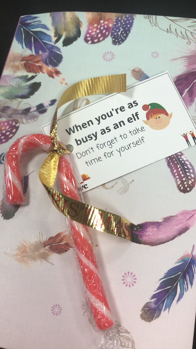 What a lovely #wellbeing initiative to receive in the week before Christmas 🥰🎄 @PwC_NI #PwCNIWellbeing