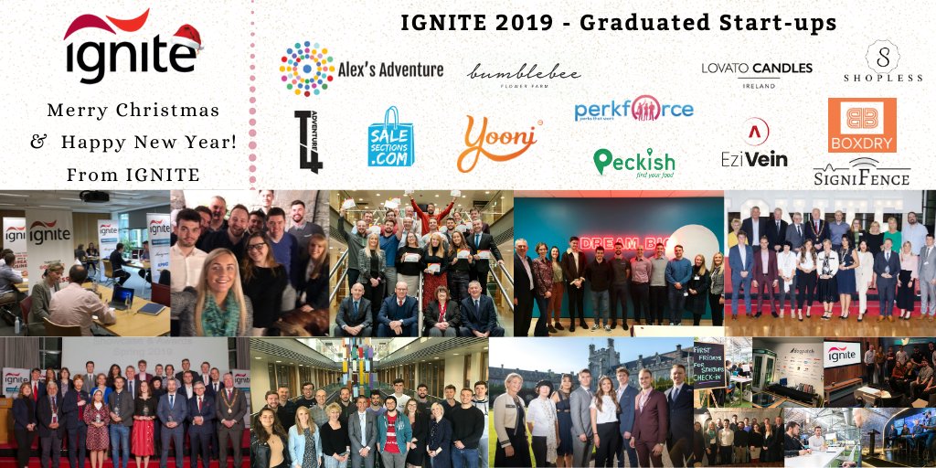 IGNITEUCC's tweet photo. THANK YOU!! to all of our IGNITE supporters, 2019 has been a fantastic year supporting graduate entrepreneurs and we look forward to seeing where 2020 takes us!! Wishing you all a very Merry Christmas and a Happy New Year!  #ignitestartups #ignitealumni https://t.co/iaCnIF6OxI
