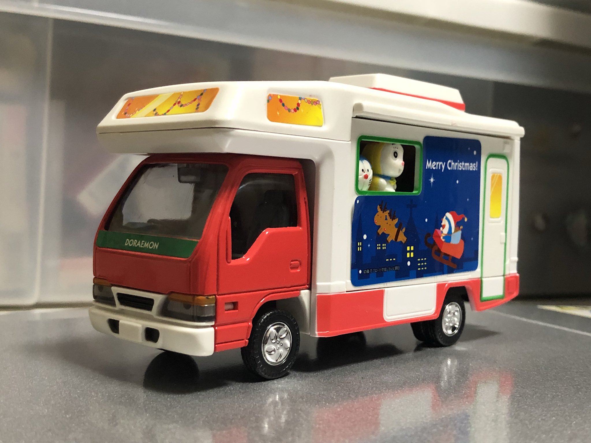 エムテック ミニカー/ドラえもんクリスマスバス 3台セット エムテック