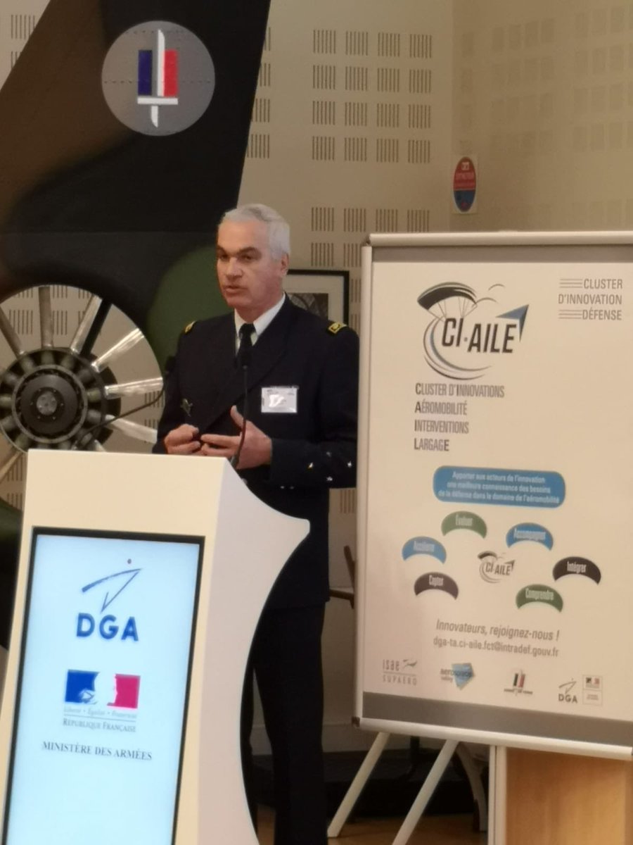 AerospaceValley's tweet photo. [ #ACTU ] Lancement du cluster d’Innovation Défense #CI_AILE avec @DGA, @ISAE_officiel, @armeedeterre &amp; la 11ème Brigade de Parachutiste. 
Un partenariat ayant pour objectif de favoriser le développement de l’Innovation dans le domaine de l’#aéromobilité. 

#Innovation #Defense https://t.co/QW1hxStp34