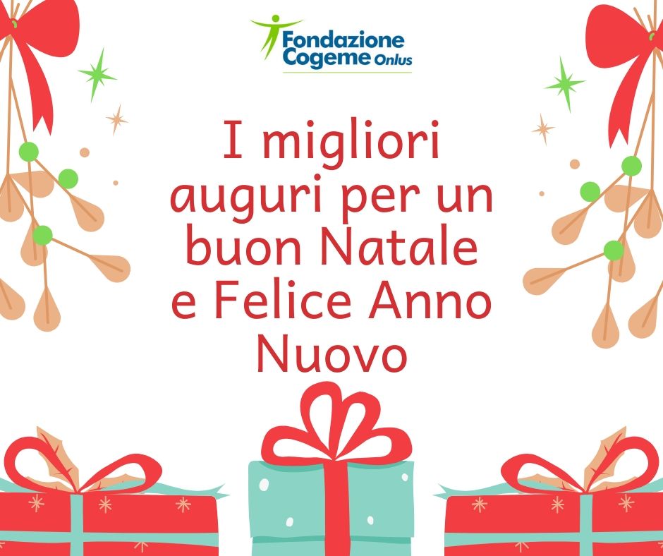 Il Presidente, il Consiglio d'Amministrazione e tutto lo Staff di Fondazione Cogeme Onlus desidera augurarvi Buone Feste!