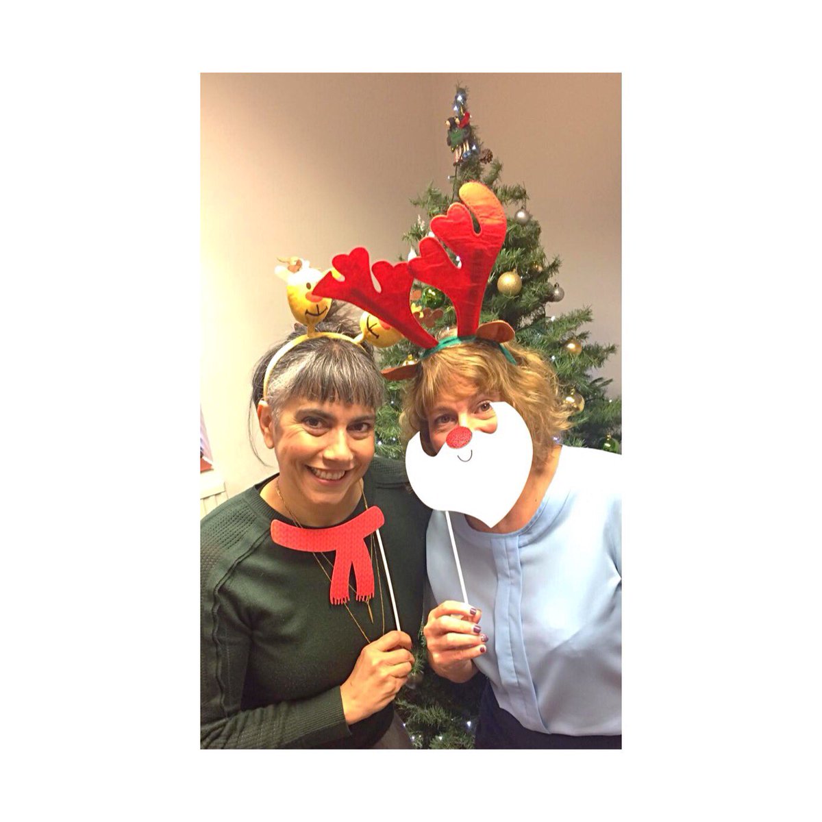 NottinghamConf's tweet photo. Tania, our Marketing Executive and Corinne, one of our Event Co-ordinators, are feeling super festive. Both are lovers of Egg Nog (a new discovery for Tania) and singing Christmas Carols. 🎤 🎶 🥚🎄🎅🏼
#christmasiscoming #christmas2019 #SeasonsGreetings #LoveNottsConf https://t.co/uKo1tpCt2T