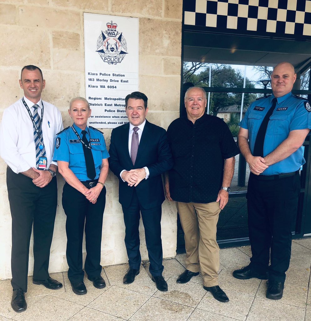 It was great to announce $1 million in CCTV upgrades to the Kiara Police Station. The $1 million boost to CCTV in the City of Swan highlights the Scott Morrison (ScoMo) Coalition Government’s and my commitment towards making our streets safer 👮🏻‍♀️ 🚔 🎥