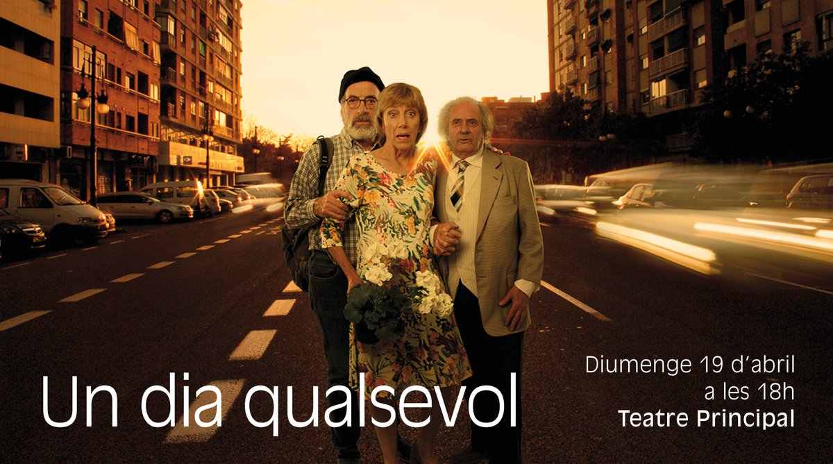 <a href="/julysuperfly/">júlia bertran lafuente</a> @Anchi39 <a href="/PauRocky/">Pau Roca</a> <a href="/SixtoPazTeatre/">Sixto Paz</a> @albert_pla <a href="/delpolsud/">laconquestadelpolsud</a> 🔴 "Un dia qualsevol" d'Oriol Tarrasón i <a href="/lesantonietes/">Les Antonietes</a> 
Si t'agraden les comèdies plenes de tendresa!
#TerrassaArtsEscèniques #novatemporada

🗓 Diumenge 19 d’abril a les 18h Teatre Principal