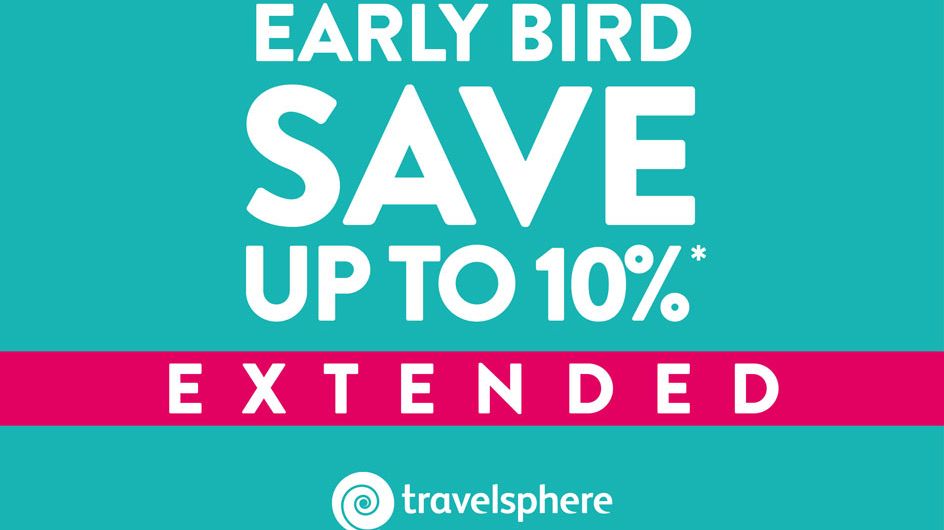 Don't forget, our Early Bird Offer has been extended until Friday December 20th. Save up to 10% on many 2020 and 2021 holidays! Find out more at: bit.ly/2wM2Xe6