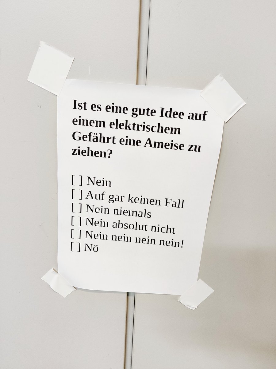 Die richtige Antwort sollte eigentlich offensichtlich sein.
#36c3 #aufbauleaks