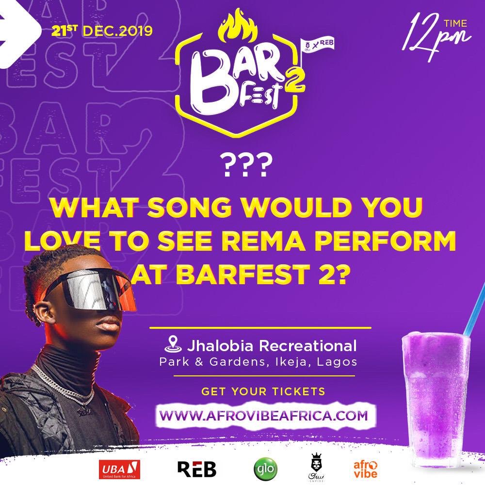 robinson_ebunu's tweet photo. Good morning future billionaires.
Another reminder that the largest youth rave is happening on Saturday. Use the #barfest2 and tell me which songs you want these arts to perform. https://t.co/OfQfn4lkp3