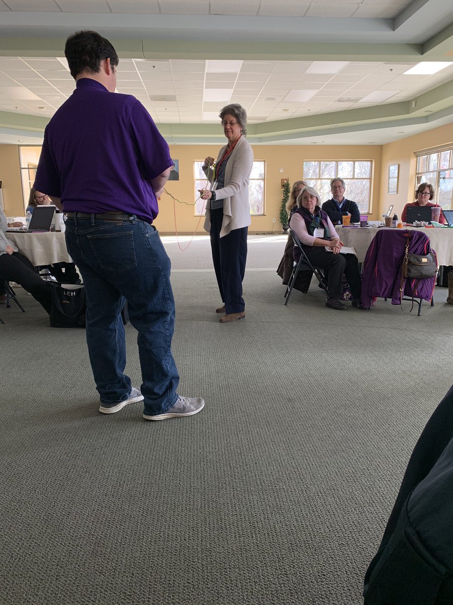 JacquelynLonon's tweet photo. Take away- Strengthening your bone density exercise. Using ‘thread, yarn, jump rope, etc. to show connections our neurons make for deeper understanding! Great job! @DuganEDU #authentic #growthmindset #GoodTimes #adwmindset #CCAcollaborates #professionaldevelopment https://t.co/CmgG5cIIZx