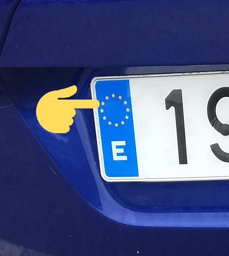 the_raven77's tweet photo. #Spexit 
Qué pone en vuestra matrícula? https://t.co/u0brifbiKN