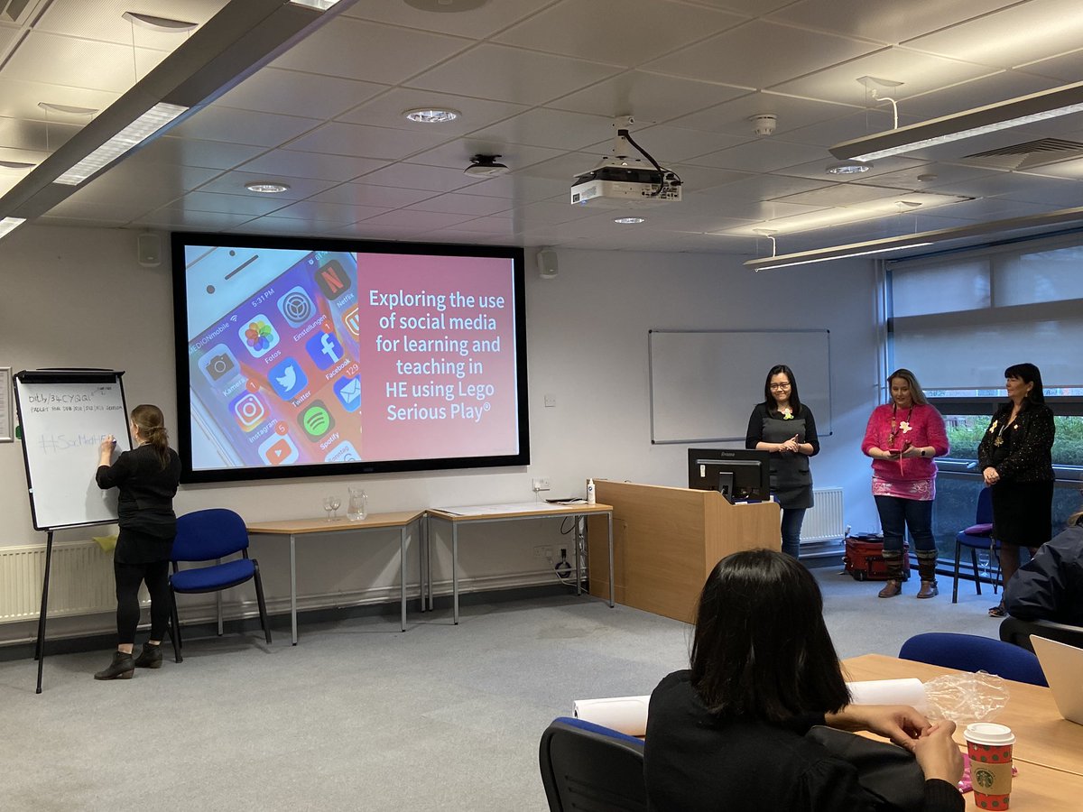 MissFPatel_EHU's tweet photo. Using lego series play to show a representation of how using social media tools develops my knowledge and expertise as a trainee teacher, equipping me with the skills and creativity to showcase in my future classroom 🤩 
This activity was amazing 👍

#SocMedHE19 https://t.co/oLK0w19lRp