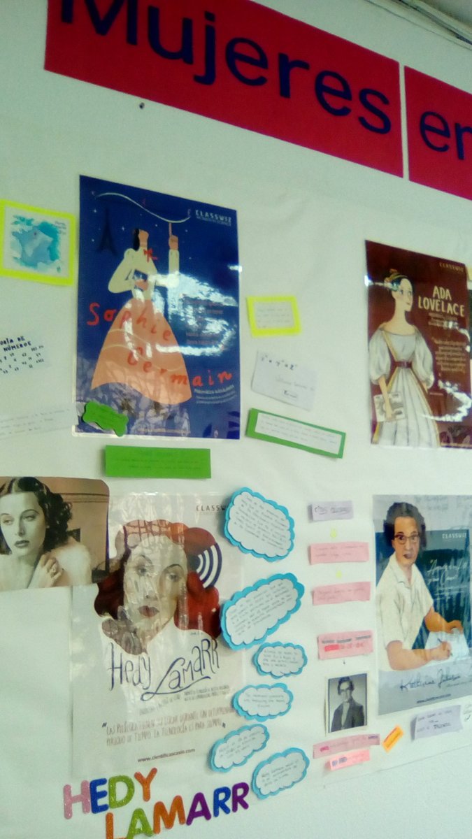 PedroRotili's tweet photo. Preparando el Día Internacional de la Mujer y la Niña en la Ciencia (11/2/2020) con los alumnos de 2º ESO B del I.E.S. Meléndez Valdés de Villafranca de los Barros. Elaborando un mural con los estupendos carteles de mujeres científicas facilitados por CASIO. #científicasCASIO https://t.co/MIpSdKkTnl