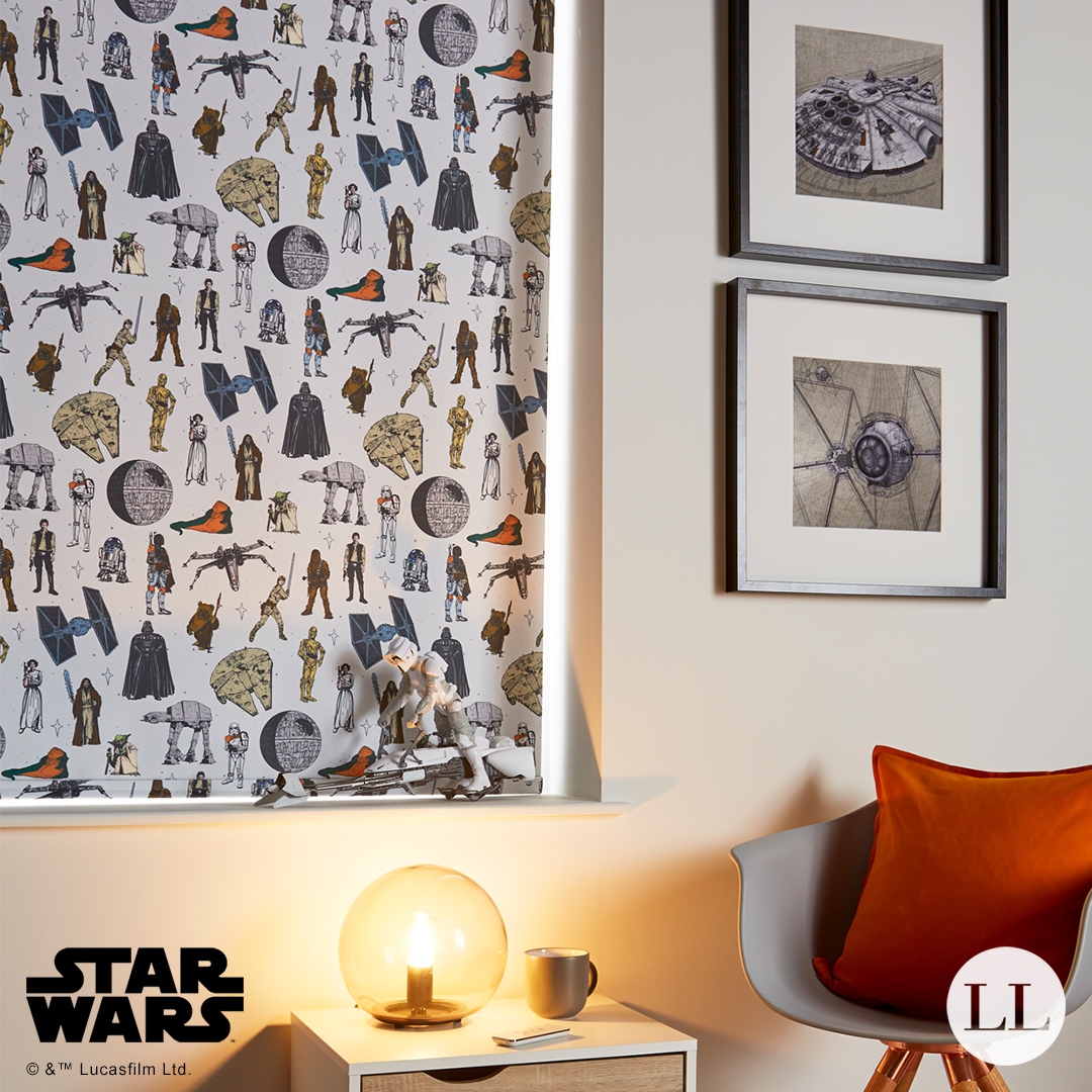 Louvolite's tweet photo. Star Wars RIse of Skywalker is here! Check out our range of Star Wars window blind designs below and don't forget you can order your free samples from our website today! https://t.co/aEi1Ph0mMc

#starwars #RiseofSkywalker #blinds #interiors #home https://t.co/mFSi7X98kz