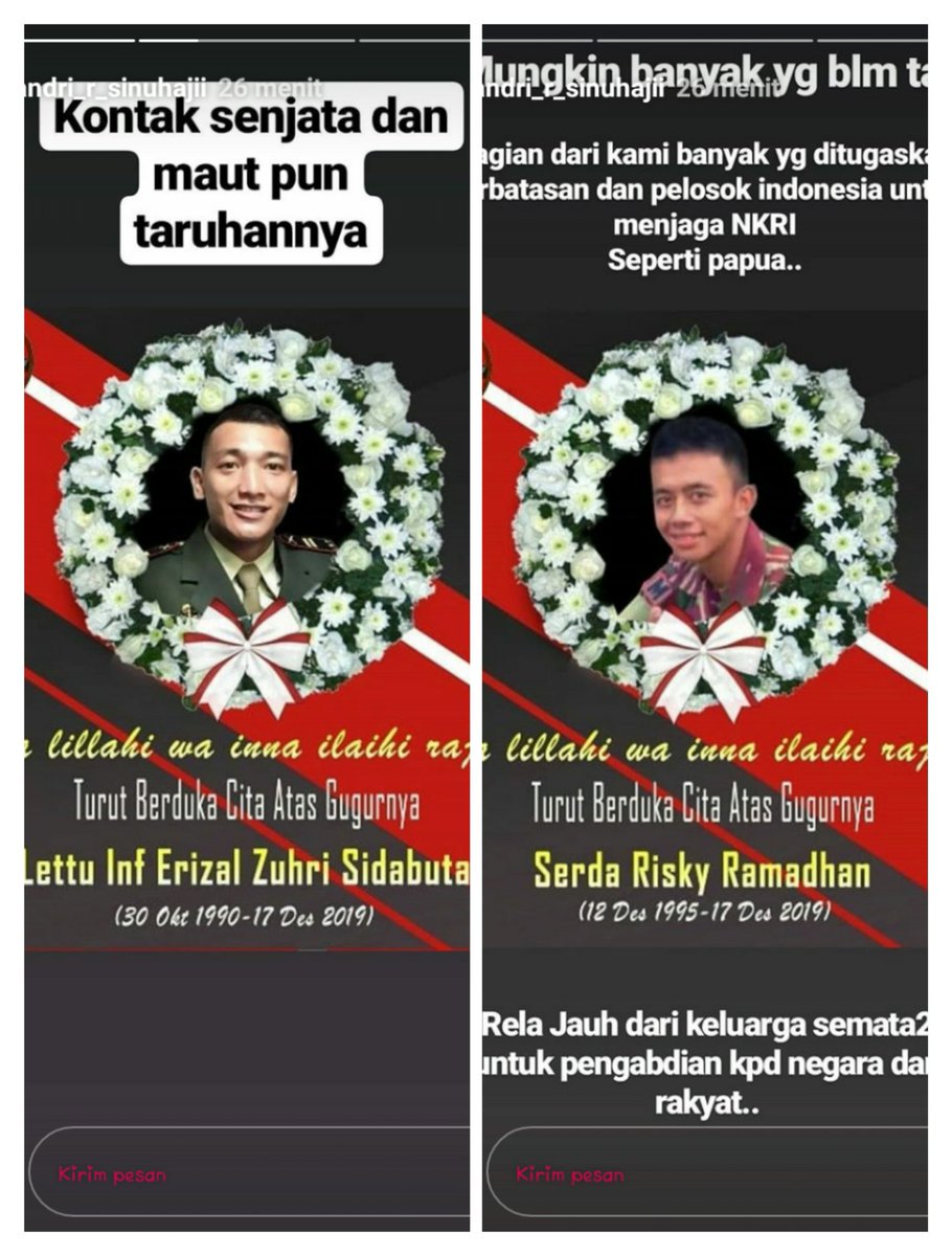 Sparatis bersenjata serang papua
2 TNI gugur. Smoga khusnul khotimah 
..
Kira2 di liput di media meanstrem ngga ya..