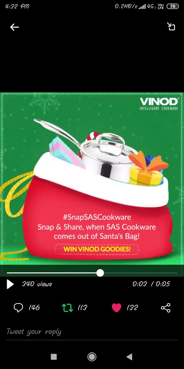 bhagyeshjain16's tweet photo. @Vinod_Cookware Here Is My Perfect Screenshot 📸 Team
@Vinod_Cookware #SnapSASCookware #VinodGoodies #NewContest #ChristmasContest 

Join us

@RIDHIJA84453106 
@Deeptij25092577 
@KSneha005 
@racerme 
@sanghvinikita5 
@Shailes01893067 
@MeghnaJ46032597 
@imPalak18 
@SanjayJ45449140 
@Vivek1924 https://t.co/jxhDRIGPg9
