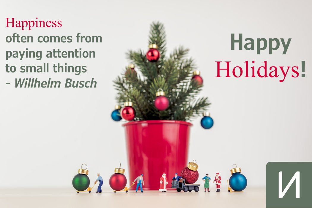 Nufatron's tweet photo. Many thanks to all our customers, partners &amp; friends for the fruitful cooperation in the last year - you &amp; your families Happy #Holidays and a good start to a successful 2020!
Your NUFATRON team
Happiness often comes from paying attention to small things - &amp; little somethings... https://t.co/zxAjiPq7v9