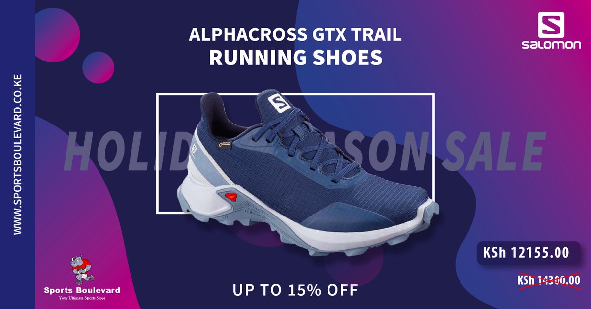 KeBoulevard's tweet photo. Holiday Season Sales!!!
Grab one of these Alpha Cross GTX Trail Running Shoes  at a discount of 15% this festive season at https://t.co/1TQd9F5YWf. Sports Boulevard, Your Ultimate Sports Store. https://t.co/Qf2ONmZ8WR