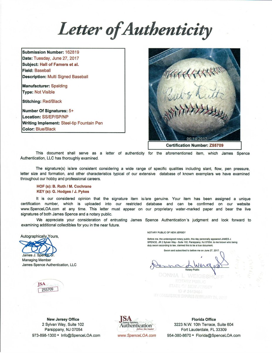 hap024's tweet image. Thank you @TRISTAR1 !!! It all started on 1/6/18 after discovering a Diamond Ticket, and today I get to hold Baseball History. Words cannot describe my excitement. #hiddentreasure #Tristar #HOF #thebabe #BabeRuth #baseball #autograph #yankees #mlb #sandlot