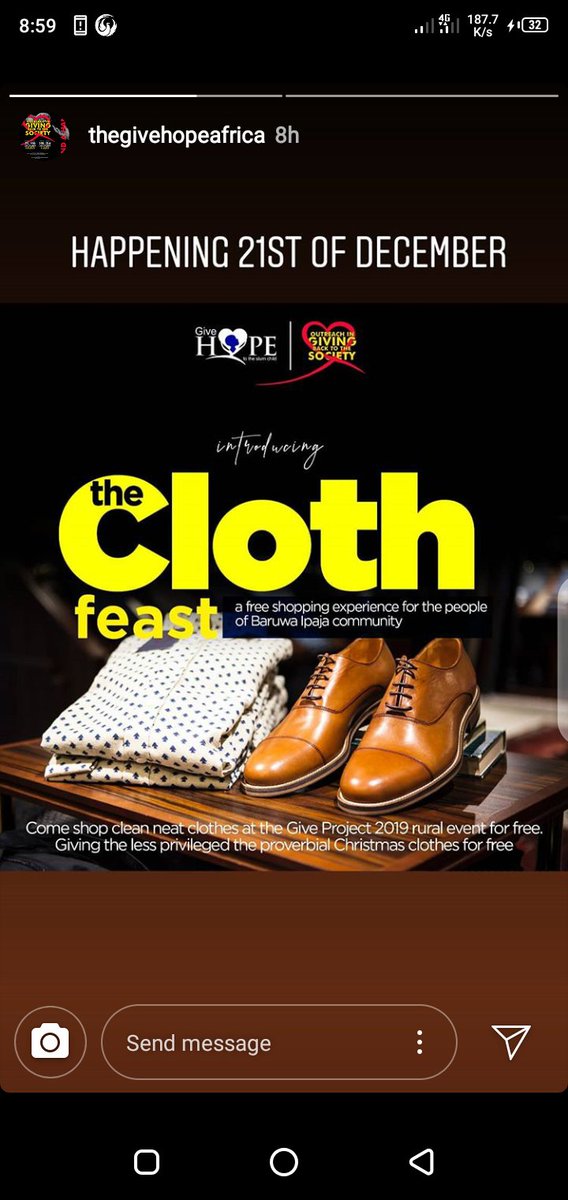 heywaiio's tweet photo. We need cloths, shoes, food items and cash to get stuffs to donate to the less privileged.. Let's help you put smile on someone's face the yuletide #thegiveproject #thegivehopetotheslumchild #volunteering #volunteer #SDGs https://t.co/Z7QRXbJw5E