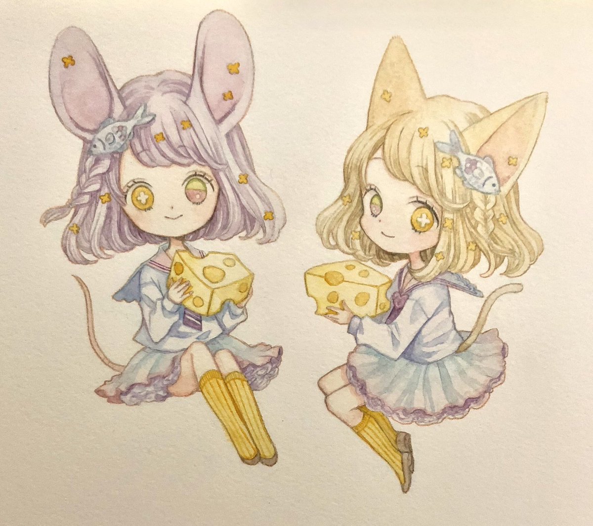 女の子を描くのが好きです 水彩をメインに使っています 冬の創作クラスタフ Coliliのイラスト 女の子を描くのが好きです 水彩をメインに使っています 冬の創作クラスタフ Coliliのイラスト