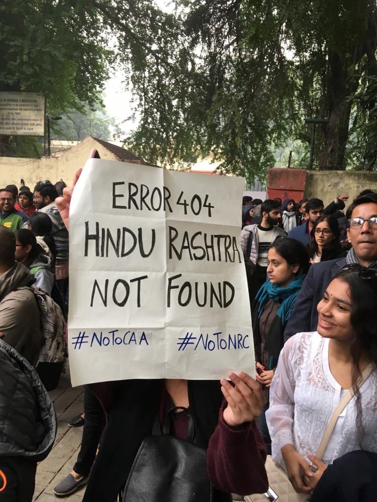 sagarikaghose's tweet image. When students protest, slogans are always most witty ! 🙏